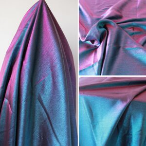 Gorgeous Iridescent jacquard fabric metallic yarn polyester fabric fashion DIY clothing bags 150cm wide by yard