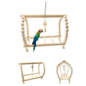 Parrots Toys Bird Swing...
