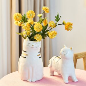 Cute Ceramic Cat Flower...