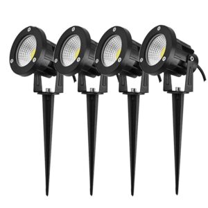 New Style COB Garden Lawn Lamp Light 220V 110V 12V Outdoor LED Spike Light 3W 5W 10W Path Landscape Waterproof Spot Bulbs