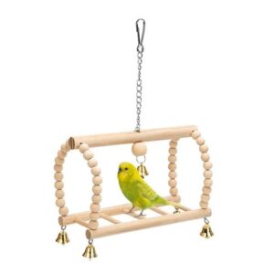 Parrots Toys Bird Swing...