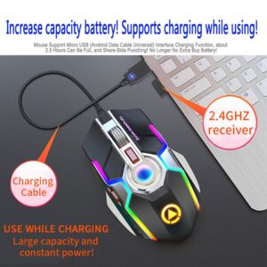 Gaming Mouse Rechargeable...